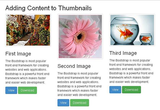 بخش 22 – طراحی وب واکنش گرا ، Thumbnails در bootstrap